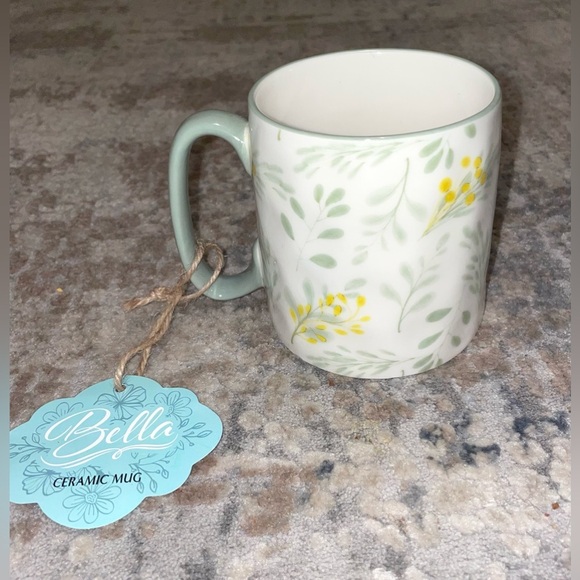 Floral ceramic mug - Picture 1 of 2